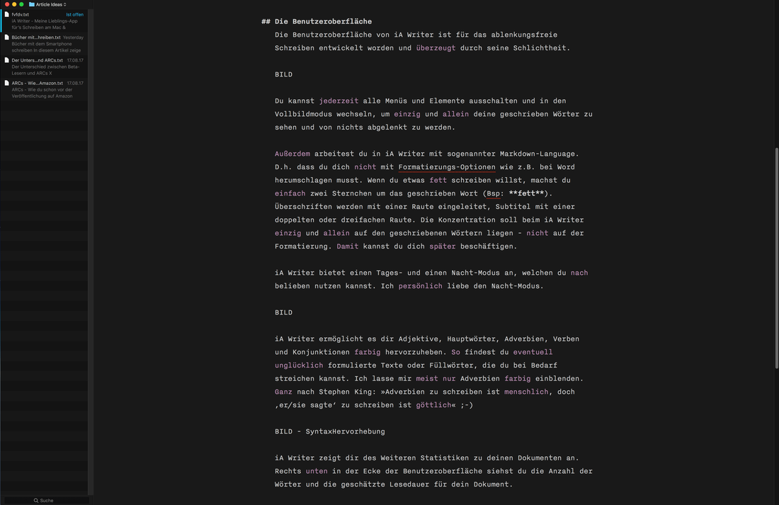 Ia Writer Eine Geniale Schreib App Fur Den Mac Und Das Smartphone Kevin Fiedler