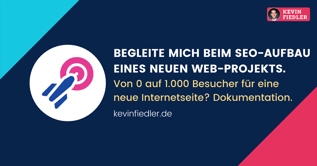 Von 0 auf 1.000 Besucher für eine neue Internetseite | Begleite mich beim Aufbau eines neuen Projekts