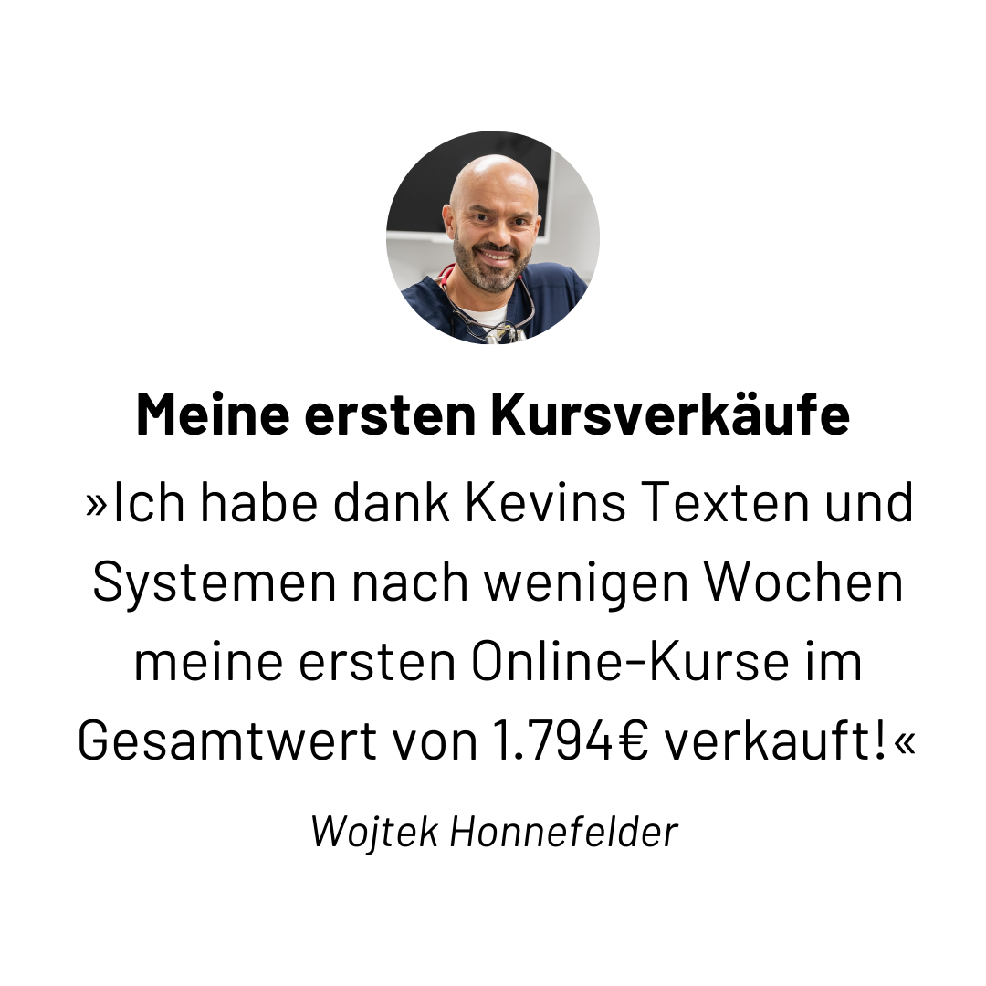 Wojtek Honnefelder Kundenstimme