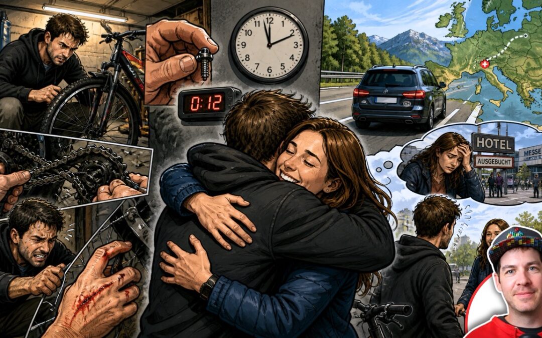 Ich blute noch – und sie ist 10h unterwegs zu mir